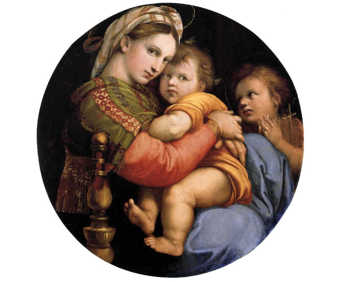Madonna met de stoel, Rafaël