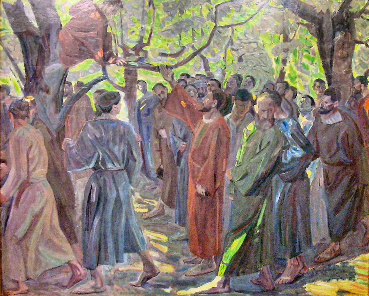 'Kristos ag Zakaeus', Niels Larsen Stevns