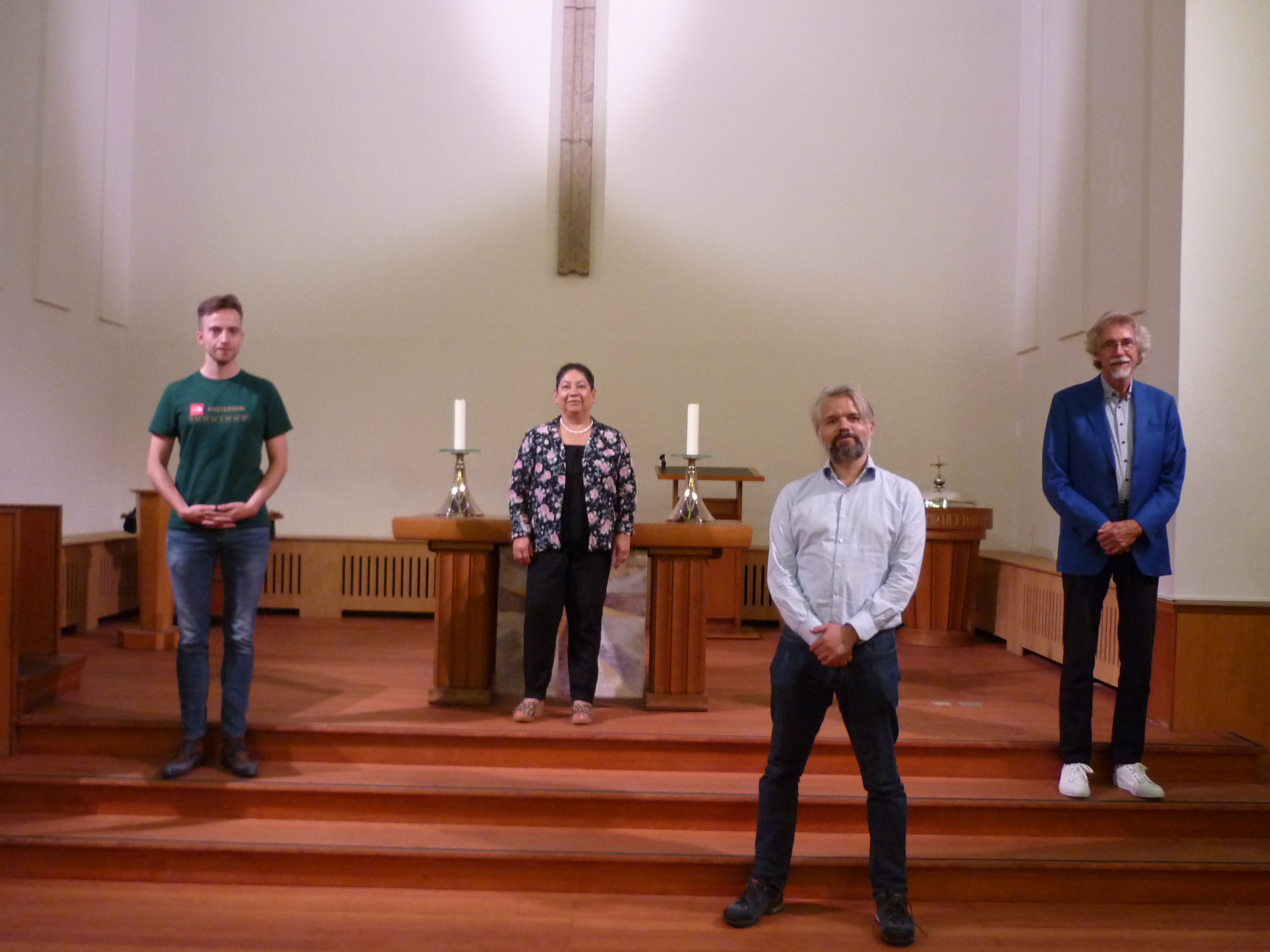 Het dagelijks bestuur (DB) van de kerkenraad van de Evangelisch-Lutherse Gemeente Amsterdam (augustus 2021)